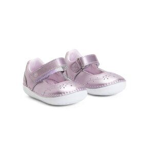 STRIDE RITE Purple Leather Soft Motion Faye Mary Jane Shoes (Baby Toddler)